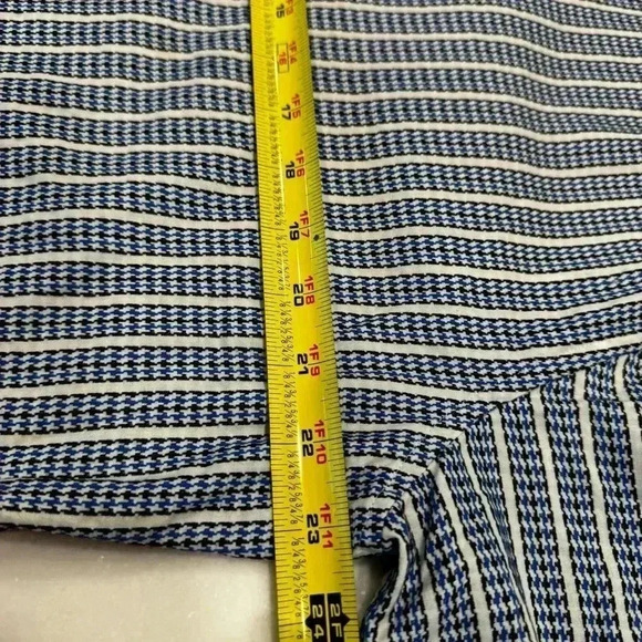 Robert Graham Mens Button Down Shirt Multicolored  Striped Flip Cuff Size Large - Picture 7 of 13